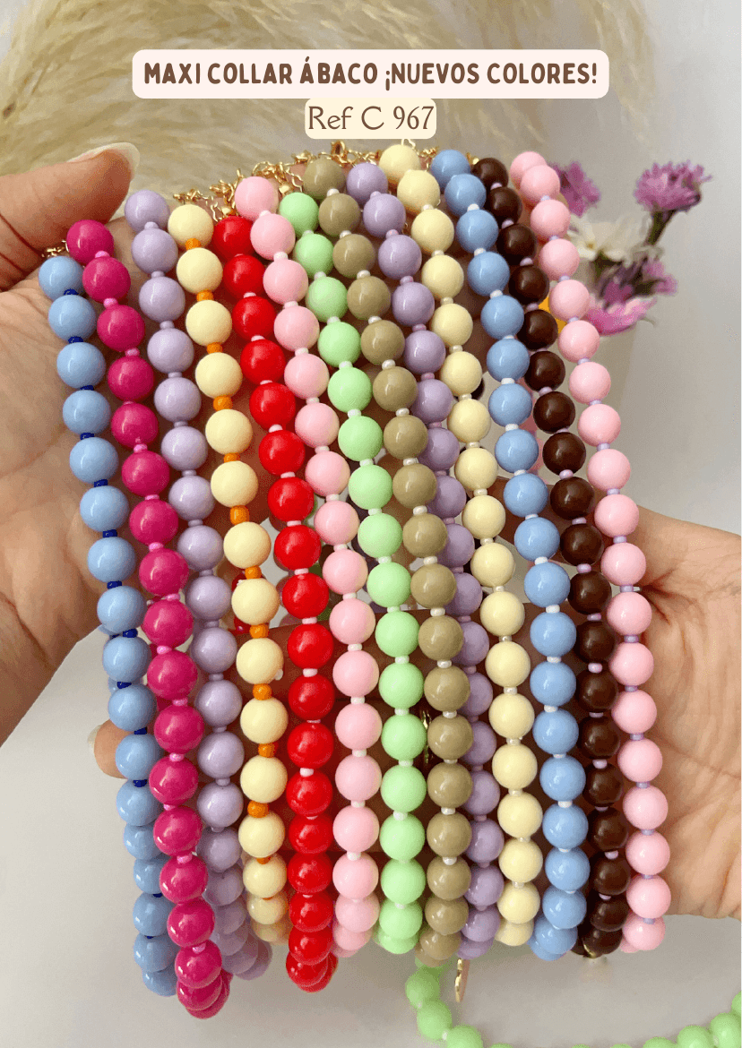 Maxi collar ábaco