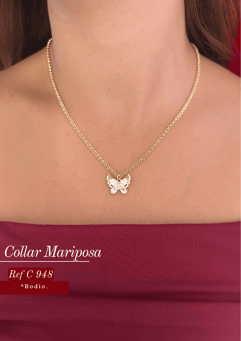 Collar Mariposa