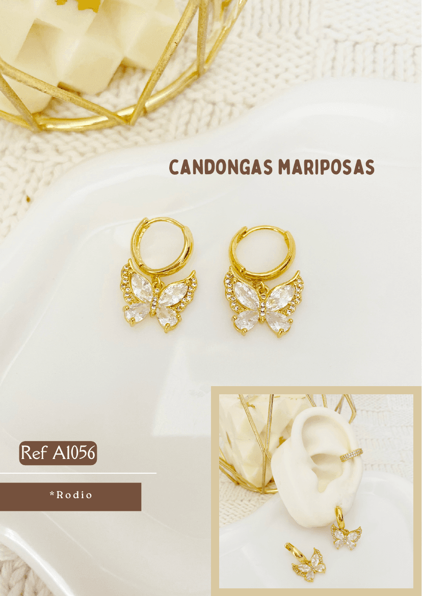 Candongas mariposas