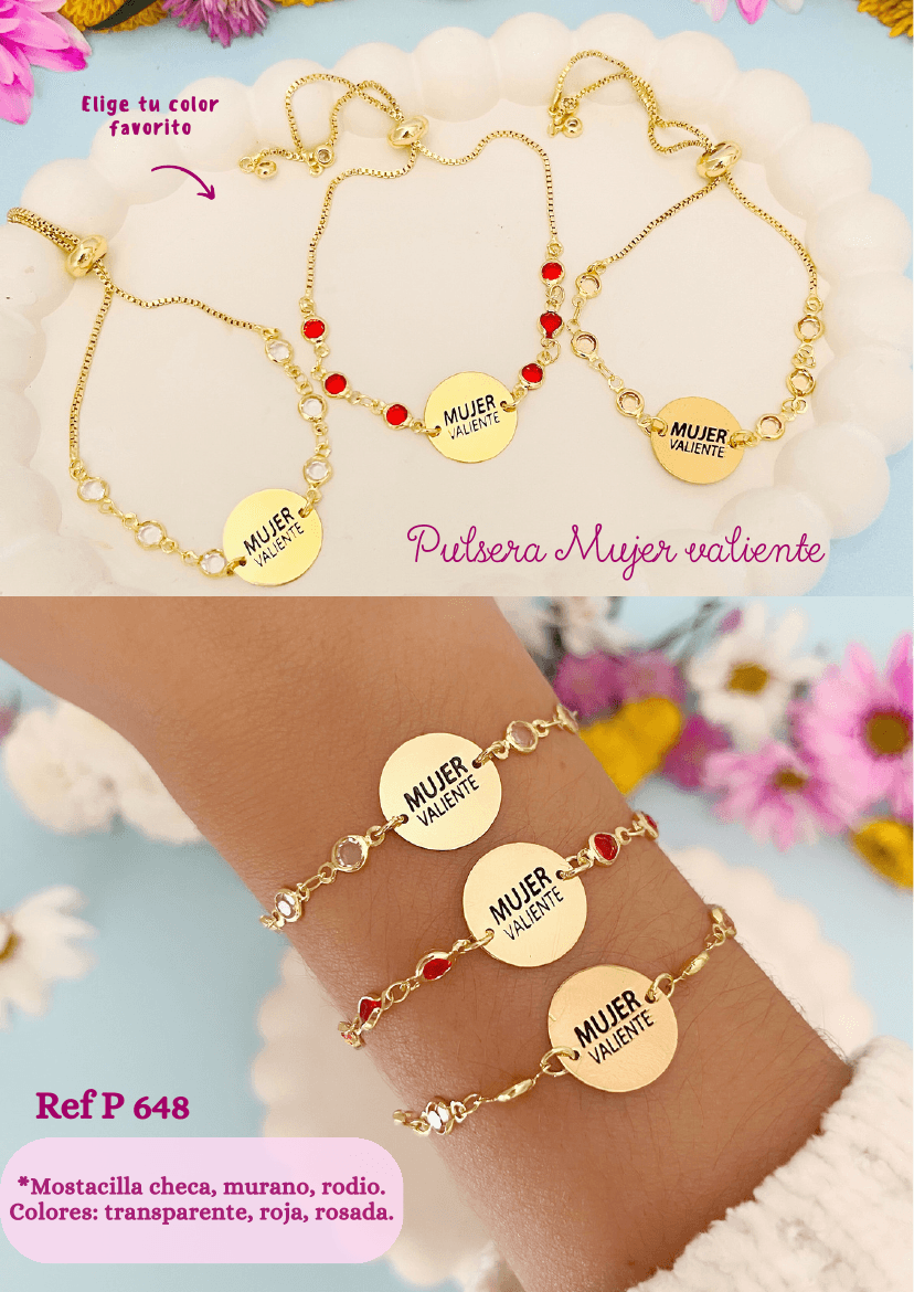 Pulsera Mujer valiente