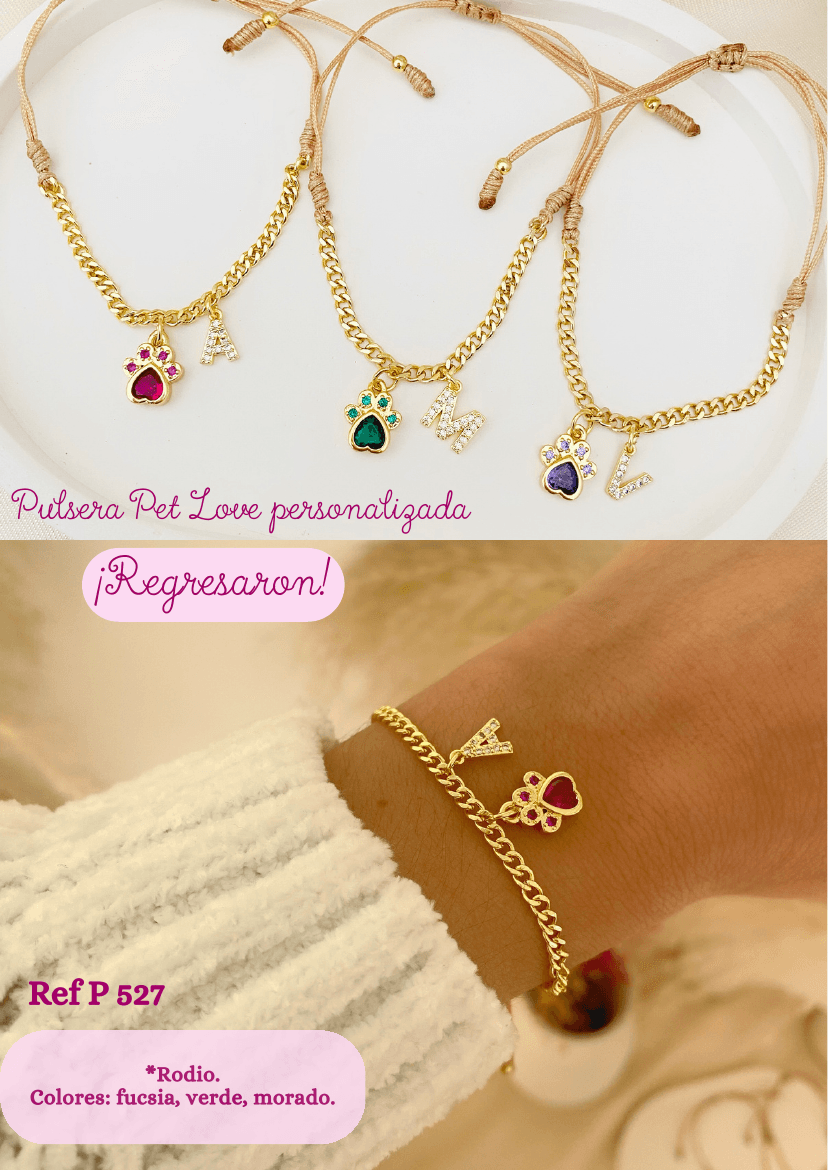 Pulsera Pet Love personalizada