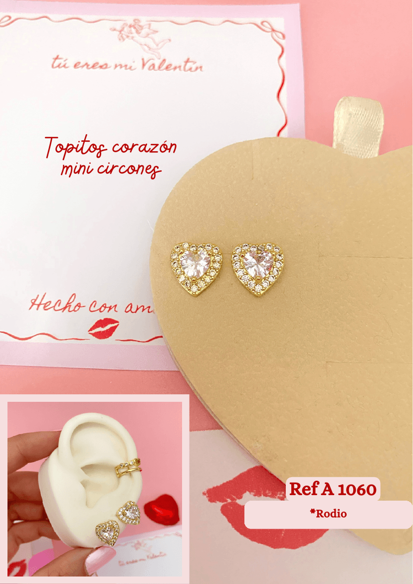 Topitos corazón mini circones
