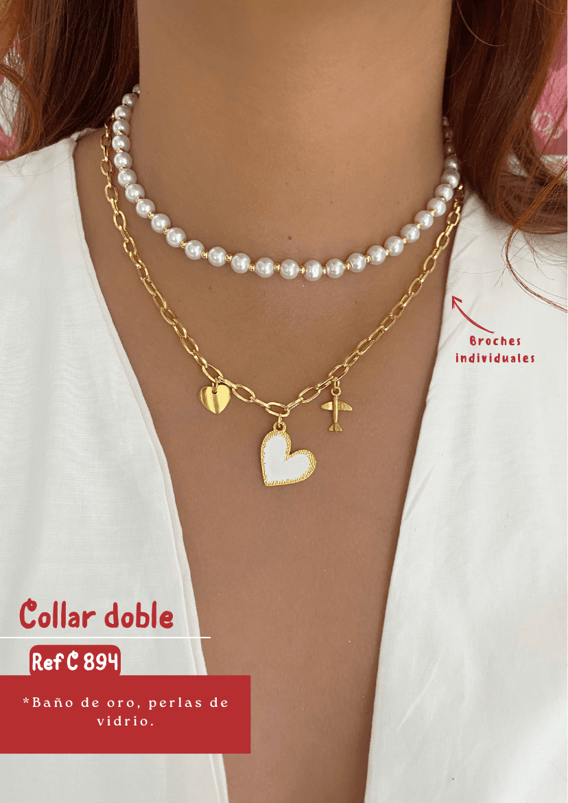 Collar doble (Perlas)