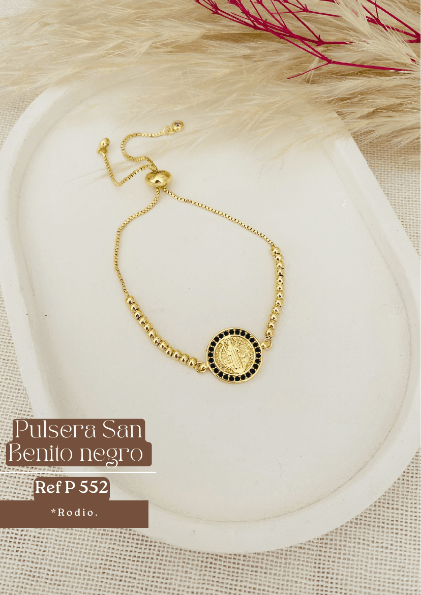 Pulsera San Benito negro
